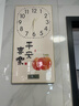 鹏创装饰画钟表客厅挂钟万年历现代时钟餐厅装饰画带温度日历简约个性 实拍图