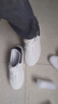 百丽李卿同款休闲鞋小白鞋男夏牛皮舒适厚底休闲板鞋A1160 黑尾翼 43 实拍图