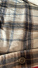 优衣库男女装法兰绒格子衬衫长袖衬衣薄外套481225 481225/30浅米色 M 实拍图