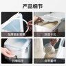 京东京造 米桶家用防潮防虫米缸 储米箱 面粉桶 滚轮设计（容纳20斤大米） 实拍图