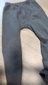 海澜之家（HLA）男士保暖裤男加绒加厚护膝贴420克10A抗菌抗静电毛裤棉裤打底裤 420克加绒加厚抗菌抗静电-浅灰 XL /175(130-150斤) 实拍图