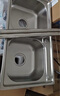 尊驰（ZUNCHI） 卫浴水槽双槽304不锈钢加厚厨房洗菜盆洗菜池洗碗槽 【304不锈钢】78*43加厚双槽+抽拉冷热水龙头 实拍图