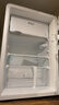 美的（Midea）116L单门小冰箱白色复古双温冷藏冷冻客厅办公室租房宿舍美妆家用办公小型迷你冰箱BCD-116M 实拍图