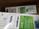 飞利浦（PHILIPS）电动牙刷头官方原装适配钻石3/7/9系列刷柄清洁护龈亮白 欧洲进口 3支装HX6063/67 白色 实拍图