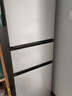 海尔（Haier）「真省电」217L三门小冰箱黑金净化一级能效风冷无霜星辉银BCD-217WGHC3E9S9国家补贴 实拍图
