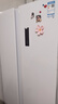 TCL521升对开门双开门大容量变频冰箱 超薄机身 风冷无霜 分区养鲜 白色奶油风高颜值家用养鲜 521升对开门 实拍图