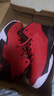 乔丹QIAODAN男鞋磨砺篮球鞋秋季新品高帮皮面减震耐磨球鞋 极光红黑色(高帮加绒) 42 实拍图