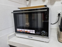 宜盾普微蒸烤炸一体机家用微波炉变频水波炉四合一双风机烤箱25升一级能效EDC-X1升级版 实拍图