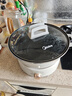 美的（Midea）电火锅 IH飞快沸腾火锅专用锅分体可拆洗家用电磁加热多功能锅4.5L电煮锅3分钟速热HGE22BY06 实拍图