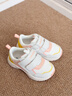 苏斯学步鞋男女童运动鞋机能鞋春秋款休闲鞋SY9360 白色/海螺粉/金雀黄 25.5 160mm 内长17 脚长15.6-16.5cm 实拍图