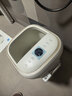 美的（Midea）泡脚桶杀菌洗脚盆加热暖脚自动按摩保暖足浴盆泡小腿可拆洗情人节礼物生日送男女友ZL2暖阳白 实拍图