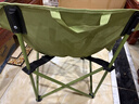 野徒者户外折叠椅露营椅子躺椅便携折叠月亮椅小凳子折叠凳钓鱼凳 【高密承重】冬竹青+收纳袋 出口质量加粗 实拍图