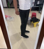斯凯奇（Skechers）宽松休闲裤闪穿裤男士织物抗皱加绒回弹梭织长裤P325M129 实拍图