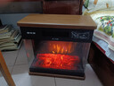 先锋（SINGFUN）石墨烯取暖器台地两用电暖器家用暖风机壁炉 LED数显屏离线语音木纹质感DBL-GY1R 实拍图