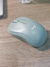 罗技（Logitech）M221 轻音鼠标 无线鼠标 办公鼠标 对称鼠标 带无线微型接收器 薄荷绿 实拍图
