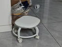 亚克力小凳子静音带万向轮儿童学步凳网红小椅子滑轮矮凳浴室凳 颜色随机【活动款】 实拍图