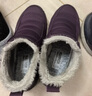 回力老北京布鞋妈妈鞋冬季棉鞋加绒防滑保暖老人中老年女鞋1045紫色38 实拍图