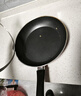 爱仕达（ASD）平底锅不粘锅家用牛排早餐煎锅 少油轻烟燃气灶专用 24cm无盖G14 实拍图