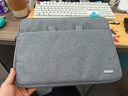 绿联电脑包手提笔记本包收纳包出差旅行适用苹果华为联想小新 双层升级/绒毛护机/14-14.9英寸 实拍图