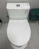 九牧（JOMOO）马桶 家用虹吸式马桶大冲力节水坐便器 防臭瞬冲 易洁抗菌马桶 行业爆款-双旋暴风冲11370-305坑 实拍图