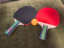 红双喜 二星横直对拍（京仓速发+6球+拍套）乒乓球拍H2横直双拍 实拍图