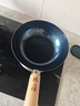 臻三环铁锅章丘炒锅小铁锅无涂层不易粘锅炒菜锅平底煎锅古斗礼盒装 古斗 24cm 实拍图