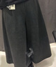 优衣库打褶裙裤女装合作款/高腰阔感裙裤479698 08 深灰色 M /160/68A 实拍图