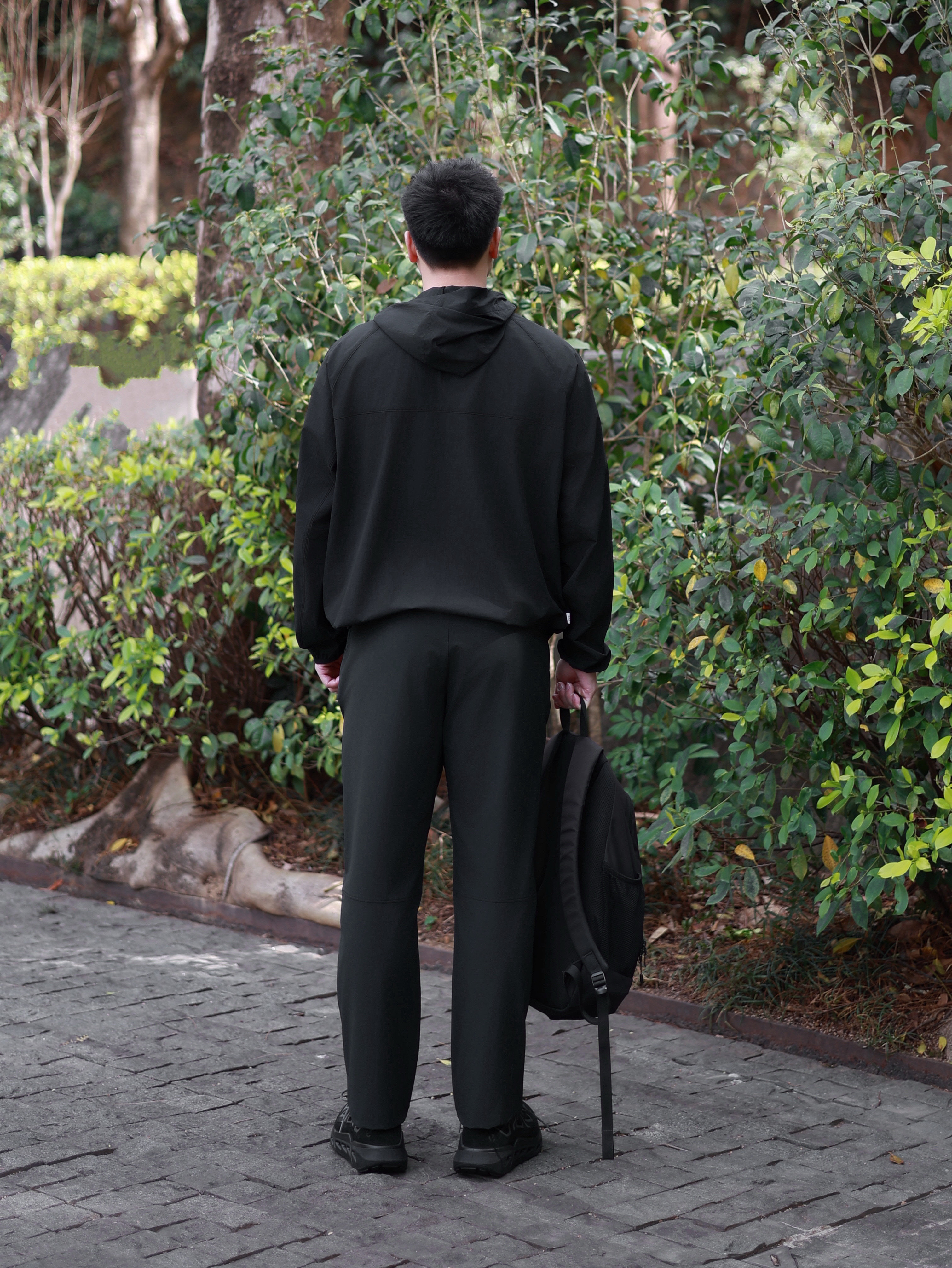 KOLON SPORT/可隆户外休闲裤 男士防泼水UPF50+Sky Hiker徒步长裤 LHLP6MNT21-BK 黑色 XL 180/86A 实拍图