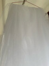 家用加密蚊帐单开一门老式双人1.5米宿舍1.0米宫廷公主风1.8米床 【落叶荷花】白色蚊帐-不含支架 宽1.5米X2米长 实拍图
