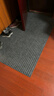 柏能条纹入户地垫门口地毯入户门脚垫进户门口地垫可裁剪120x180cm灰 实拍图