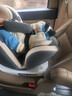 Heekin德国 儿童安全座椅汽车用0-4-12岁婴儿宝宝360度旋转ISOFIX硬接口 尊享灰(遮阳棚+上拉带+侧保护) 实拍图