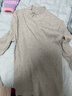 优衣库女装罗纹高领T恤/长袖小高领内搭479588 32 深米色 L /160/88A 实拍图