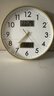 钟小白挂钟客厅钟表2025新款万年历石英钟表挂墙时钟免打孔温湿度家用表 实拍图