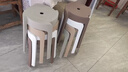九千谷塑料凳子加厚家用现代可叠放餐桌备用圆板凳风车凳高板凳椅子4246 实拍图