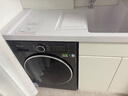 小天鹅（LittleSwan）滚筒洗衣机水魔方大容量全自动家用 单洗/洗烘一体带烘干 高洗净比变频除菌全嵌 以旧换新家电补贴 【新品628P】1.28洗净比+AI智投 洗烘一体 实拍图