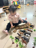 纽奇 儿童恐龙玩具男女孩侏罗纪霸王龙仿真农场动物宝宝早教模型套装 豪华59件【动物+场景+图册+桶】 实拍图