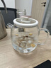 美的（Midea）花漾0胶水全玻璃全自动养生壶 办公室多功能煮茶壶 烧水壶恒温电热水壶煮茶器花茶壶1L YS10B101 实拍图