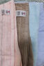 洁丽雅 素色条纹新疆纯棉毛巾成人男女洗脸洗澡面巾汗巾家用兰色30*60cm 实拍图