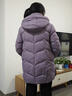 坦博尔羽绒服女中长款带帽宽松舒适保暖妈妈款外套510560D 颜锡蓝 170  实拍图