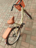 EG7自行车成人女士轻便单车通勤上班变速普通亲子复古男式 【基础款】单速-黄 26英寸【适合:155-175cm】 实拍图