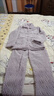 芬腾睡衣女【加厚暖绒】秋冬季少女感保暖翻领开衫长袖家居服套装 香芋紫 L 实拍图