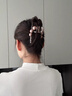 两世欢少发量抓夹女高级感2025新款发夹发卡后脑勺夹子头饰鲨鱼夹盘发夹 咖色珠抓夹【亏本趁店长未发现】 实拍图