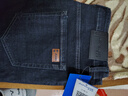 真维斯（Jeanswest）牛仔裤男士秋冬款修身小脚长裤潮流潮牌商务直筒长裤男黑色32 实拍图