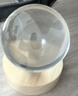 缤越白水晶球摆件白色水晶人造水晶球玻璃球客厅玄关书房装饰 白色5cm 实拍图