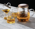 逸集加厚耐热玻璃茶水分离泡茶壶透明红茶茶具冲茶器家用大容量花茶壶 实拍图