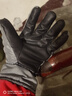 目丸保暖手套男女户外冬天骑行防寒风加绒厚触屏女防水冬季棉滑雪手套 4#雪花圆标黑色（拼色男款） 实拍图