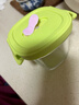 babycare婴儿辅食盒玻璃宝宝辅食保鲜工具便携防漏蒸煮冷冻储存青+粉220ml 实拍图