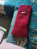 百搭韩版针织毛线红色围巾女2024圣诞冬季高级感新年礼物情侣围脖 针织围巾-酒红色-1个装-保暖 1 实拍图