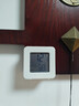 温湿度计婴儿房室内家用车内电子温湿度计迷你便携高精度传感器可壁挂 智能温湿度计-白色小巧*1 实拍图