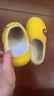 儿童棉拖鞋秋冬爆款加绒保暖毛毛鞋男女童防滑室内居家棉鞋 黄色 34.5 内长21.5cm 实拍图
